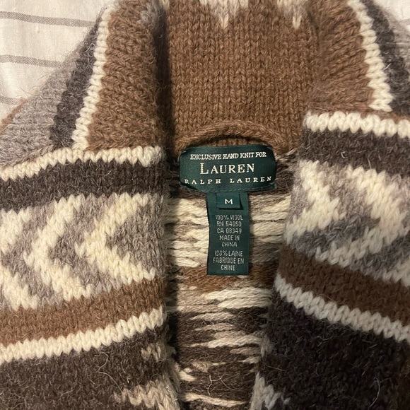 Ralph Lauren Hand-Knit Wool Cardigan -authentic and pristine condition! - Picture 7 of 10